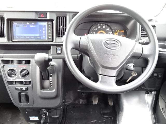 ハイゼットカーゴ ＤＸ　ＳＡＩＩＩ　ワンオーナー　禁煙車　ハイルーフ　ブルーツース対応　バックカメラ　クリアランスソナー　衝突軽減装置　ＰＷ　キーレス　スペアキー（15枚目）