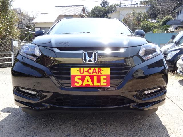 ヴェゼル ハイブリッドＺ・ホンダセンシング　純正ナビ　テレビ　バックカメラ　ＥＴＣ　ＬＥＤヘッドライト　ＬＥＤフォグライト　コンビシート　１７インチアルミ（2枚目）