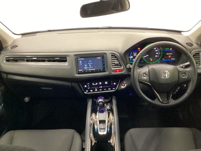 ヴェゼル ハイブリッドX メモリーナビ ETC リアカメラ シートヒーター ナビTV キーレス Aストップ スマートキー&プッシュスタート ESC PS サイドカーテンエアバック AAC DVD再生 ABS付 PW LED(2枚目)