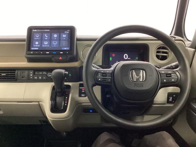N-BOX ベースグレード HondaCONNECT対応純正メモリーナビ ドラレコ アイスト セキュリティアラーム 両側スライド 地デジTV 誤発信抑制機能 キーレスエントリー 前席シートヒーター USBポート バックカメラ付(3枚目)