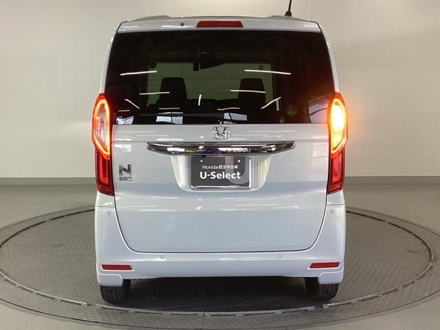 N-BOX L 純正ナビ 片側電動スライドドア ETC バックセンサー 地デジフルセグTV Wエアバッグ 前席シートヒーター USB接続 ナビTV LED リモコンキー Bカメラ イモビ DVD VSA ドラレコ付(9枚目)