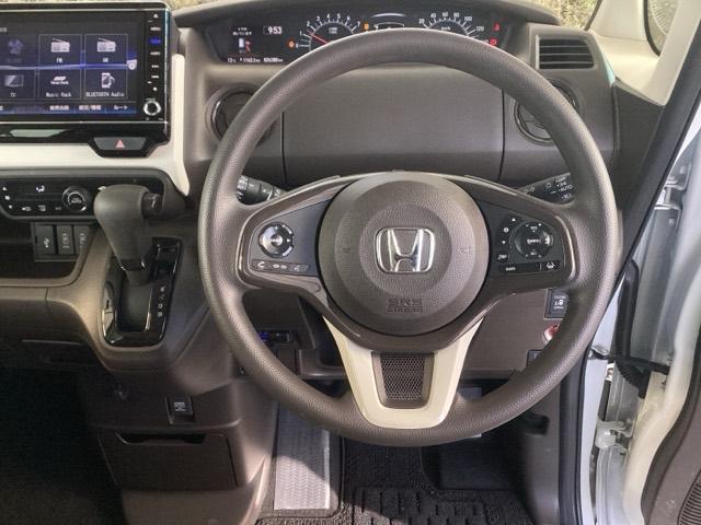 N-BOX L 純正ナビ 片側電動スライドドア ETC バックセンサー 地デジフルセグTV Wエアバッグ 前席シートヒーター USB接続 ナビTV LED リモコンキー Bカメラ イモビ DVD VSA ドラレコ付(18枚目)