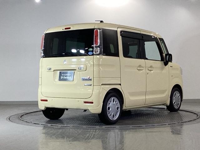 スペーシア ハイブリッドＧ　ケンウッドＣＤチューナー　パーキングセンサー　サイドエアＢ　パワーウインド　ベンチシ－ト　スマートキー・プッシュスタート　盗難警報装置　ＵＳＢ接続　エネチャージ　Ｗエアバッグ　横滑防止装置　エアバック（8枚目）