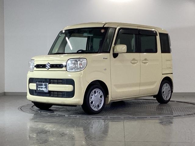 スペーシア ハイブリッドＧ　ケンウッドＣＤチューナー　パーキングセンサー　サイドエアＢ　パワーウインド　ベンチシ－ト　スマートキー・プッシュスタート　盗難警報装置　ＵＳＢ接続　エネチャージ　Ｗエアバッグ　横滑防止装置　エアバック（10枚目）