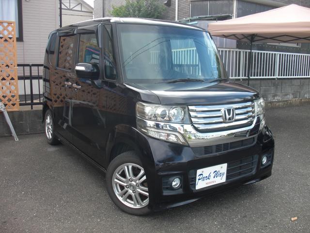 N-BOXカスタム G・Lパッケージ 左パワースライドドア/ナビ/ワンセグ/HID/AW/スマートキー/アイドリングストップ(2枚目)