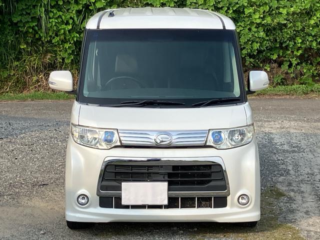 タント カスタムＸ　／後期型／左側電動スライドドア／アルパイン大画面ＳＤナビ／フルセグ／Ｂｌｕｅｔｏｏｔｈ／ＤＶＤ再生／ＵＳＢ／ＨＤＭＩ／革調シートカバー／ＨＩＤライト／ｍｏｍｏステア／スマートキー／オートエアコン（2枚目）