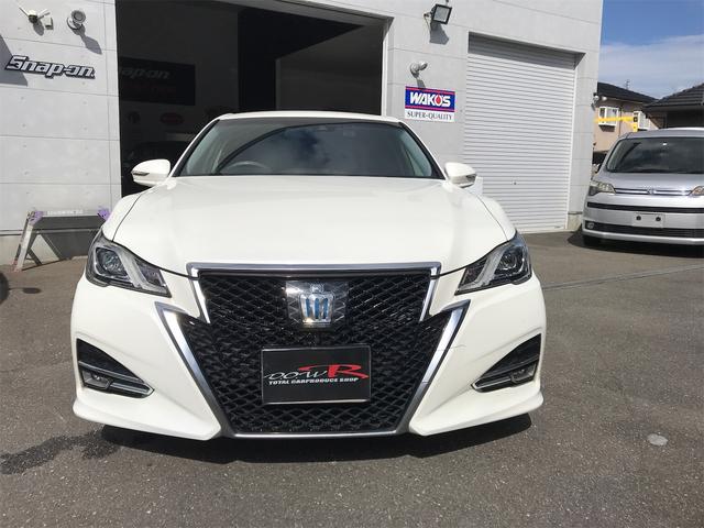 クラウンハイブリッド ハイブリッドアスリートＳ　Ｊ－フロンティア　純正８型ナビ　バックカメラ　セーフティセンスＰ　レーダークルーズコントロール　ＥＴＣ　ドライブレコーダー　ハーフレザーシート　シートヒーター　ステアリングヒーター　純正１８インチＡＷ（2枚目）