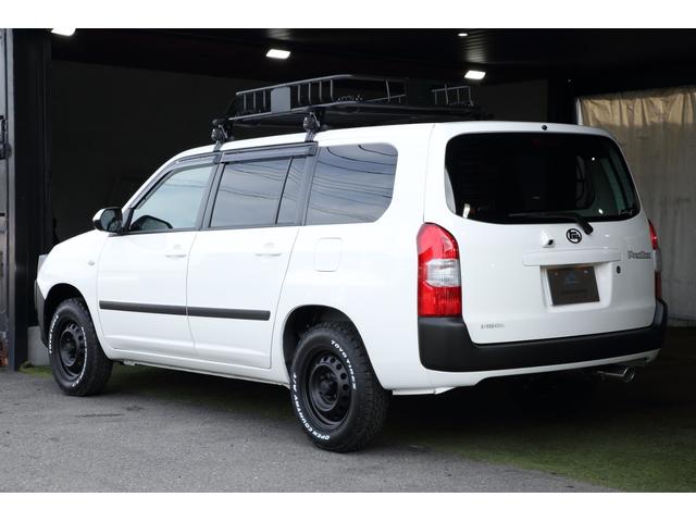 プロボックス Ｆ　丸目ヘッドライトキット　Ｆバンパーペイント　リフトアップ　スチールホイールペイント　ＴＯＹＯオープンカントリーＡＴタイヤ　シートカバー　ガングリップステアリング　車内パネルＰ　ＴＯＹＯＴＡエンブレム（24枚目）