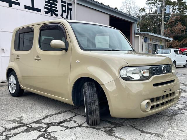 キューブ 日産 １５ｘ ｖセレクション プッシュスタート スマートキー２本 ｅｔｃ 純正ナビ 新品タイヤ４本 新品バッテリー 車内オゾン発生器にて除菌 消臭済み ボディーコーティング施工済み 長崎県 １５ｘ ｖセレクション プッシュスタート スマートキー２本