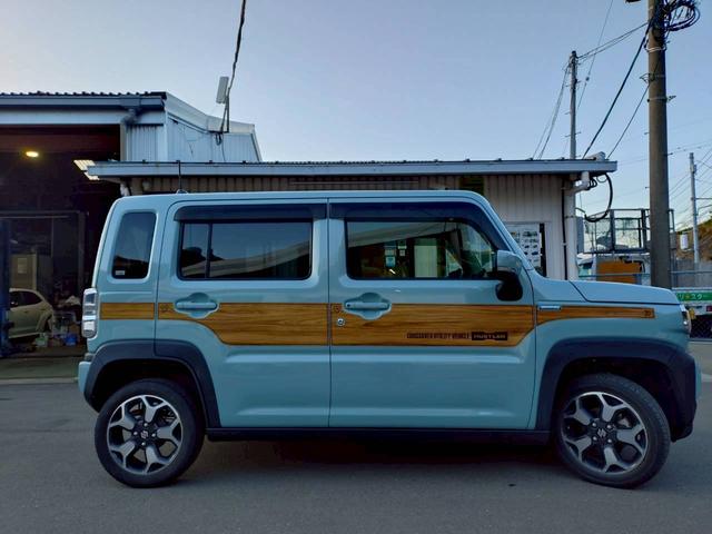 ハスラー ハイブリッドXターボ ・全周囲カメラ・純正モニターナビ・プッシュスタート・衝突軽減システム・シートヒーター・スペアキー有・新品タイヤ・新品バッテリー・禁煙車・純正アルミホイール(2枚目)