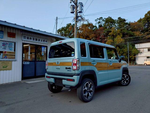 ハスラー ハイブリッドXターボ ・全周囲カメラ・純正モニターナビ・プッシュスタート・衝突軽減システム・シートヒーター・スペアキー有・新品タイヤ・新品バッテリー・禁煙車・純正アルミホイール(5枚目)