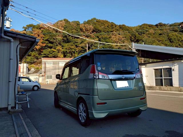 ソリオ ハイブリッドMZ ・全周囲カメラ・両側電動パワースライドドア・衝突軽減システム・純正フルセグナビ・新品タイヤ・新品バッテリー・プッシュスタート・スペアキー有・オートライト・オートエアコン・ETC(7枚目)