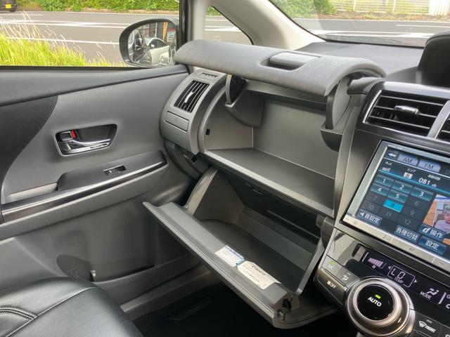 プリウスアルファ Ｓ　チューン　ブラック　５人乗り　純正ＨＤＤナビ　フルセグＴＶ　バックカメラ　ＥＴＣ車載器　前後ドラレコ　革調シートカバー　純正１６ＡＷ　タイヤ新品　オートクルーズ　オートエアコン　オートライト　ＢＬＵＥＴＯＯＴＨ（35枚目）