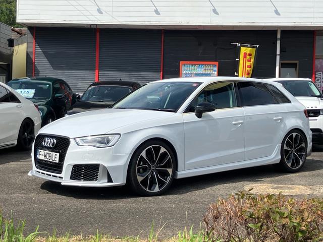 A3 スポーツバック1.4TFSI アルパイン前後ドライブレコーダー/社外マフラー/エアロ/ダウンサス/RSグリル/ETC/Bluetooth接続/アルミホイール/プッシュスタート/バックカメラ(4枚目)