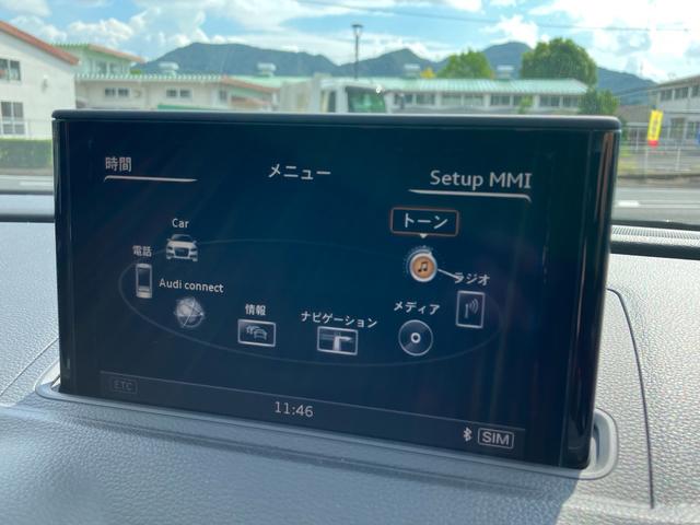 A3 スポーツバック1.4TFSI アルパイン前後ドライブレコーダー/社外マフラー/エアロ/ダウンサス/RSグリル/ETC/Bluetooth接続/アルミホイール/プッシュスタート/バックカメラ(28枚目)