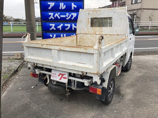 ダンプ 4WD マニュアル5速ミッション アルミホイール エアコン パワーステアリング 軽ダンプ 荷台昇降 最大積載量350kg(13枚目)