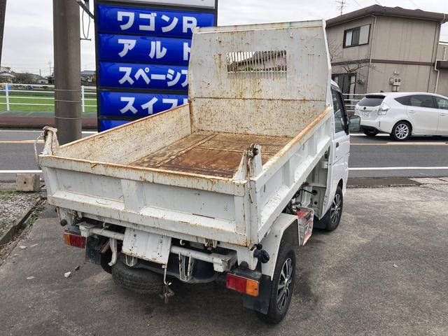 ダンプ 4WD マニュアル5速ミッション アルミホイール エアコン パワーステアリング 軽ダンプ 荷台昇降 最大積載量350kg(16枚目)