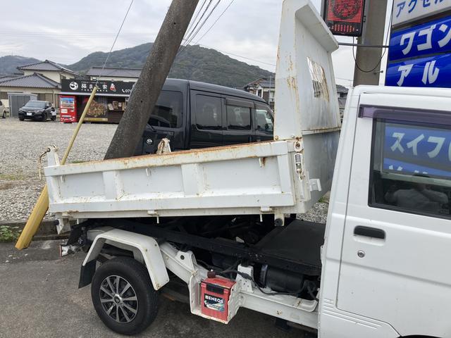 ダンプ 4WD マニュアル5速ミッション アルミホイール エアコン パワーステアリング 軽ダンプ 荷台昇降 最大積載量350kg(17枚目)