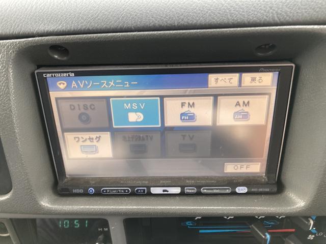 SXワイド 1ナンバー登録 サードシート有り 4WD メモリーナビ ワンセグTV アルミホイール CD パワーステアリング 背面タイヤ(4枚目)