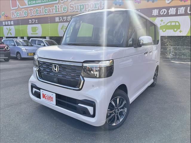 N-BOXカスタム ベースグレード Honda SENSING 両側スライド片側電動ドア スマートキー シートヒーター ACC ECS LEDヘッドライト(2枚目)