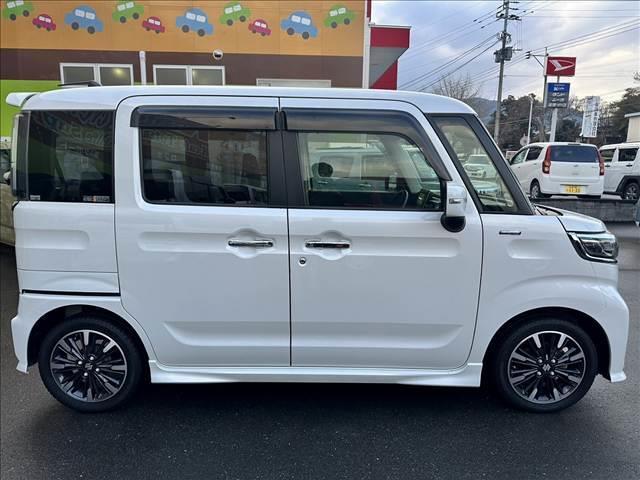 スペーシアカスタム ハイブリッドXS 純正フルセグナビ Bluetooth付 スマートキー 両側電動スライドドア 衝突軽減ブレーキ 車線逸脱防止装置 クリアランスソナー ETC ECS シートヒーター サーキュレーター LEDヘッドライト(5枚目)