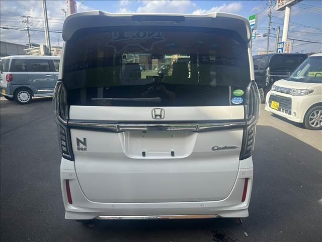 N-BOXカスタム L Honda SENSING 純正ナビ 両側スライド片側電動ドア スマートキー シートヒーター ACC ECS LEDヘッドライト(8枚目)