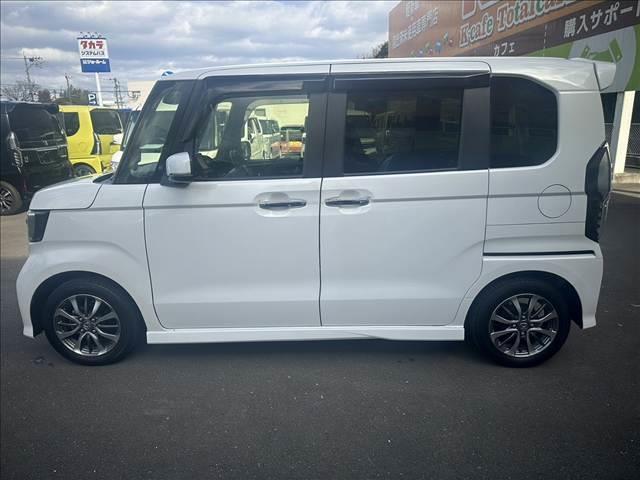 N-BOXカスタム L Honda SENSING 純正ナビ 両側スライド片側電動ドア スマートキー シートヒーター ACC ECS LEDヘッドライト(10枚目)