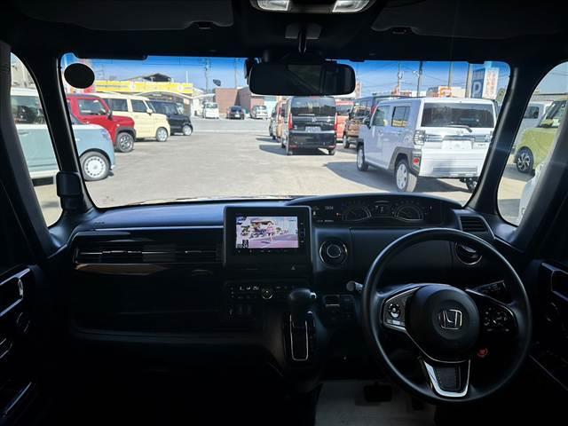 N-BOXカスタム L Honda SENSING 純正フルセグナビ Bluetooth バックカメラ 両側電動スライドドア スマートキー クリアランスソナー ETC ECS ACC ドライブレコーダー LEDヘッドライト(12枚目)