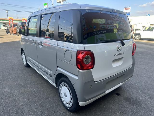 ムーヴキャンバス ストライプスＧ　両側電動スライドドア　衝突被害軽減ブレーキ　スマートキー　シートヒーター　クリアランスソナー　アイドリングストップ　ＥＣＳ　ＬＥＤヘッドライト（9枚目）