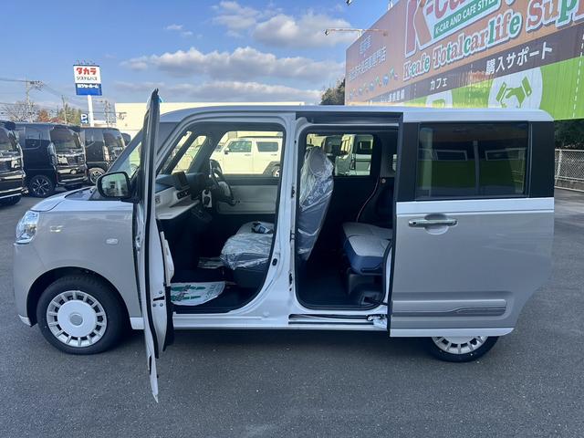 ムーヴキャンバス ストライプスＧ　両側電動スライドドア　衝突被害軽減ブレーキ　スマートキー　シートヒーター　クリアランスソナー　アイドリングストップ　ＥＣＳ　ＬＥＤヘッドライト（11枚目）