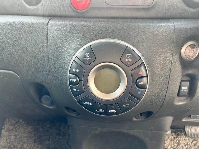 キューブ １５Ｘ　インディゴ＋プラズマ　禁煙車　走行５７５１６ｋｍ　インテリジェントキー　ＥＴＣ　プッシュスターター　オートエアコン　電動格納ドアミラー　ベンチシート（9枚目）