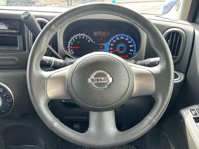 キューブ １５Ｘ　インディゴ＋プラズマ　禁煙車　走行５７５１６ｋｍ　インテリジェントキー　ＥＴＣ　プッシュスターター　オートエアコン　電動格納ドアミラー　ベンチシート（14枚目）
