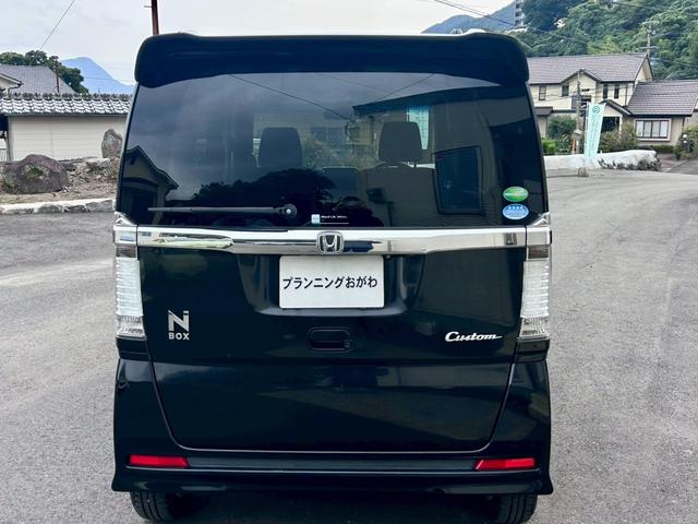 Ｎ－ＢＯＸカスタム Ｇ　４ＷＤ　車検２年付　禁煙車　片側電動スライドドア　スマートキー　ＥＴＣ　プッシュスターター　電動格納ドアミラー　ベンチシート　ＨＩＤヘッドライト　純正エアロ　純正アルミホイール（24枚目）