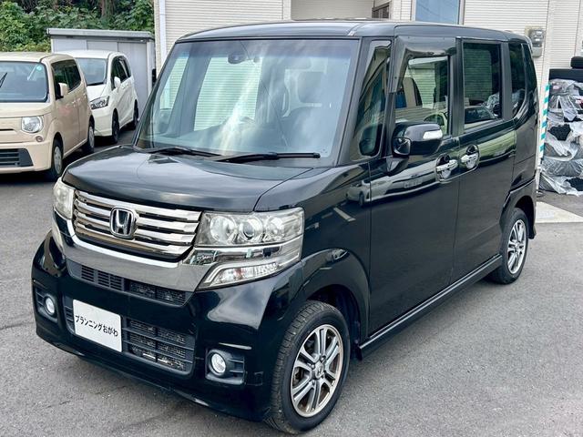 Ｎ－ＢＯＸカスタム Ｇ　４ＷＤ　車検２年付　禁煙車　片側電動スライドドア　スマートキー　ＥＴＣ　プッシュスターター　電動格納ドアミラー　ベンチシート　ＨＩＤヘッドライト　純正エアロ　純正アルミホイール（27枚目）