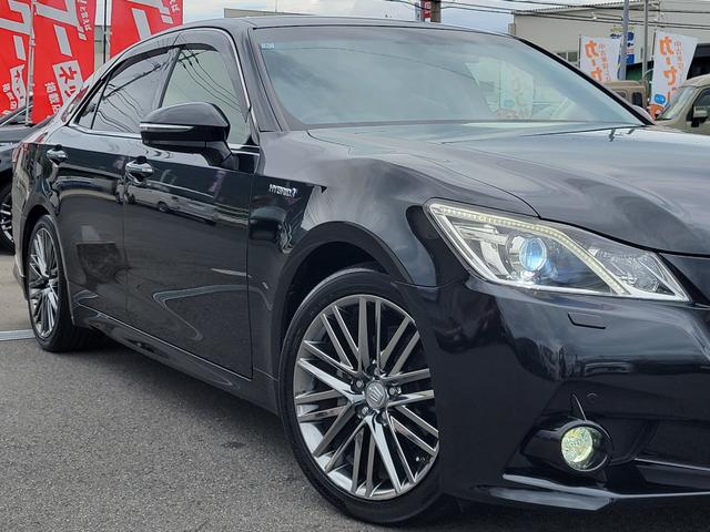 クラウンハイブリッド アスリートG 黒本革 ウッドコンビステアリング スパッタリング18インチ LEDフォグ 前後ドラレコ 全周囲モニター Bluetooth USB シートメモリー シートエアコン イージークローザー TVキャンセラー(18枚目)