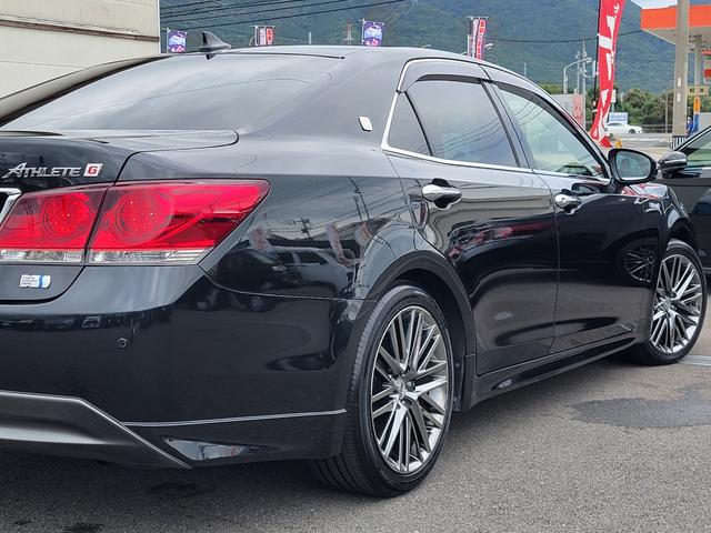 クラウンハイブリッド アスリートG 黒本革 ウッドコンビステアリング スパッタリング18インチ LEDフォグ 前後ドラレコ 全周囲モニター Bluetooth USB シートメモリー シートエアコン イージークローザー TVキャンセラー(29枚目)