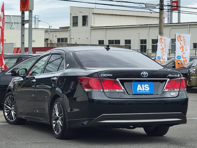 クラウンハイブリッド アスリートG 黒本革 ウッドコンビステアリング スパッタリング18インチ LEDフォグ 前後ドラレコ 全周囲モニター Bluetooth USB シートメモリー シートエアコン イージークローザー TVキャンセラー(32枚目)