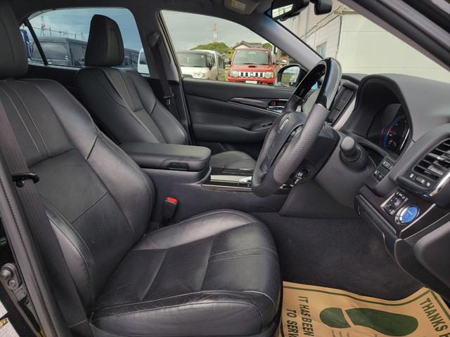 クラウンハイブリッド アスリートG 黒本革 ウッドコンビステアリング スパッタリング18インチ LEDフォグ 前後ドラレコ 全周囲モニター Bluetooth USB シートメモリー シートエアコン イージークローザー TVキャンセラー(33枚目)