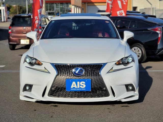 ＩＳ ＩＳ３００ｈ　Ｆスポーツ　ＴＲＤエアロ　マフラー　本革　サンルーフ　ＬＥＤライト＆フォグ　専用１８インチＡＷ　３６０度ドラレコ　Ｂｌｕｅｔｏｏｔｈ　ＵＳＢ　ＴＶキット　シートＡＣ　シートメモリー　クルコン　パドルシフト（16枚目）