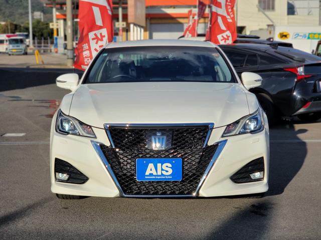 クラウンハイブリッド アスリートG 後期モデル 黒本革 スパッタリング18インチAW LEDライト&フォグ Bluetooth USB TVキット 電動サンシェード イージークローザー ドラレコ 衝突軽減 レーダークルーズ BSM(17枚目)