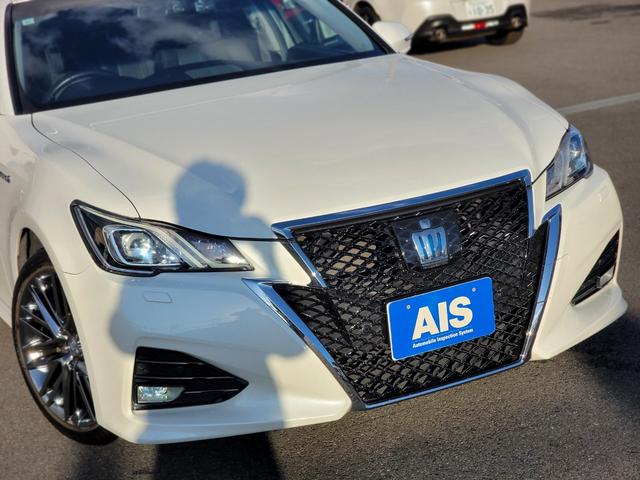 クラウンハイブリッド アスリートG 後期モデル 黒本革 スパッタリング18インチAW LEDライト&フォグ Bluetooth USB TVキット 電動サンシェード イージークローザー ドラレコ 衝突軽減 レーダークルーズ BSM(20枚目)