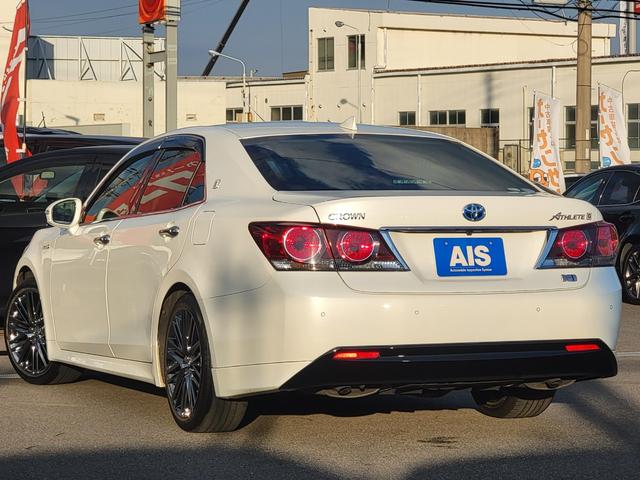 クラウンハイブリッド アスリートG 後期モデル 黒本革 スパッタリング18インチAW LEDライト&フォグ Bluetooth USB TVキット 電動サンシェード イージークローザー ドラレコ 衝突軽減 レーダークルーズ BSM(31枚目)