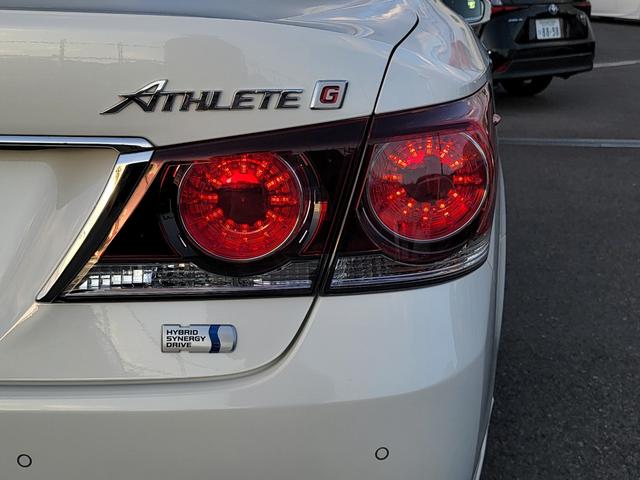 クラウンハイブリッド アスリートG 後期モデル 黒本革 スパッタリング18インチAW LEDライト&フォグ Bluetooth USB TVキット 電動サンシェード イージークローザー ドラレコ 衝突軽減 レーダークルーズ BSM(59枚目)