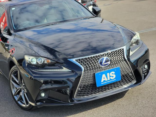 IS IS300h Fスポーツ サンルーフ 専用ブラックレザー 専用18インチAW LEDライト パドルシフト 純正ナビ Bカメラ Bluetooth USB ETC クルーズコントロール クリアランスソナー カードキー(19枚目)