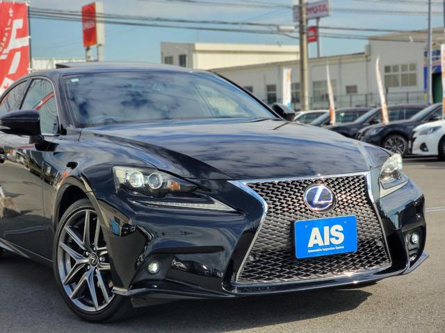 IS IS300h Fスポーツ サンルーフ 専用ブラックレザー 専用18インチAW LEDライト パドルシフト 純正ナビ Bカメラ Bluetooth USB ETC クルーズコントロール クリアランスソナー カードキー(20枚目)