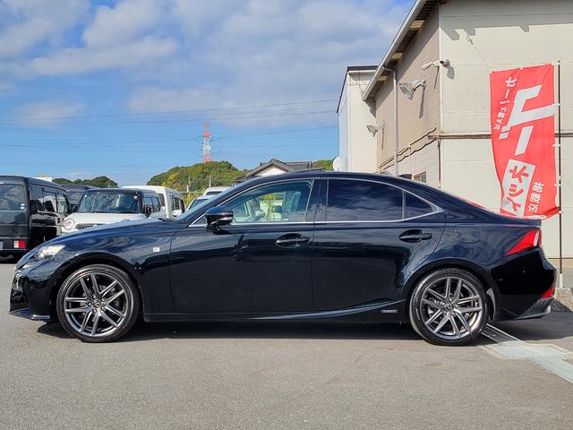 IS IS300h Fスポーツ サンルーフ 専用ブラックレザー 専用18インチAW LEDライト パドルシフト 純正ナビ Bカメラ Bluetooth USB ETC クルーズコントロール クリアランスソナー カードキー(24枚目)