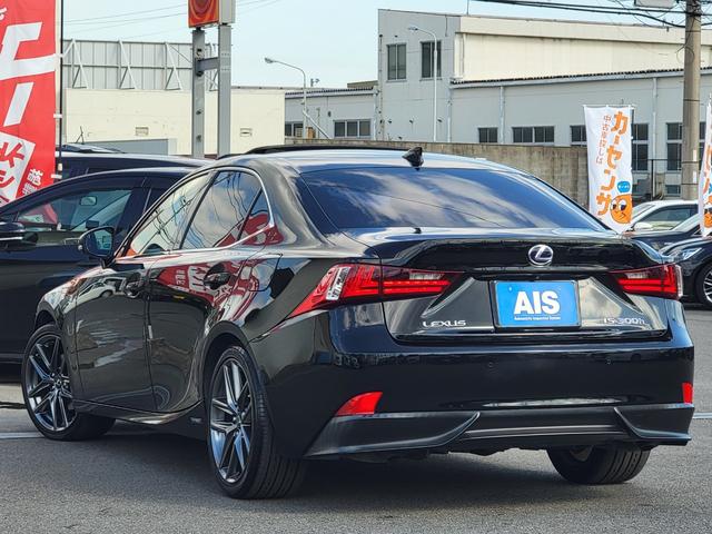 IS IS300h Fスポーツ サンルーフ 専用ブラックレザー 専用18インチAW LEDライト パドルシフト 純正ナビ Bカメラ Bluetooth USB ETC クルーズコントロール クリアランスソナー カードキー(31枚目)