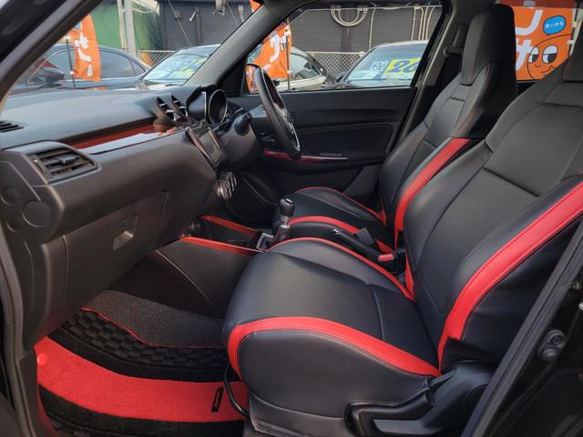 スイフトスポーツ ベースグレード　全方位モニター　Ｂｌｕｅｔｏｏｔｈ　ＵＳＢ　ＡｐｐｌｅＣａｒＰｌａｙ　ＡｎｄｒｏｉｄＡｕｔｏ　ＥＴＣ　シートヒーター　ＬＥＤライト　レーダークルーズ　衝突軽減ブレーキ　車線逸脱制御　Ｐセンサー　ＢＳＭ（44枚目）