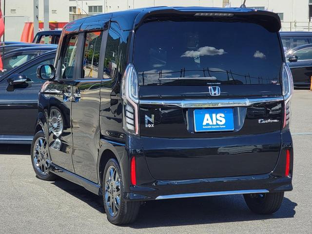 Ｎ－ＢＯＸカスタム Ｌターボ　８インチナビ　ＡｐｐｌｅＣａｒＰｌａｙ　前後ドラレコ　Ｂｌｕｅｔｏｏｔｈ　ＵＳＢ　Ｂカメラ　ハーフレザー　シートヒーター　両側Ｐスライド　ホンダセンシング　ＬＥＤライト＆フォグ　モデューロＡＷ（30枚目）