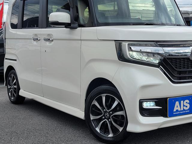 Ｎ－ＢＯＸカスタム Ｇ・ＥＸホンダセンシング　禁煙　両側Ｐスライド　ＬＥＤライト＆フォグ　純正ナビ　Ｂカメラ　Ｂｌｕｅｔｏｏｔｈ　ＵＳＢ　ＥＴＣ　ロールサンシェード　レーダークルーズ　衝突軽減ブレーキ　車線逸脱制御　横滑り制御　障害物センサー（17枚目）